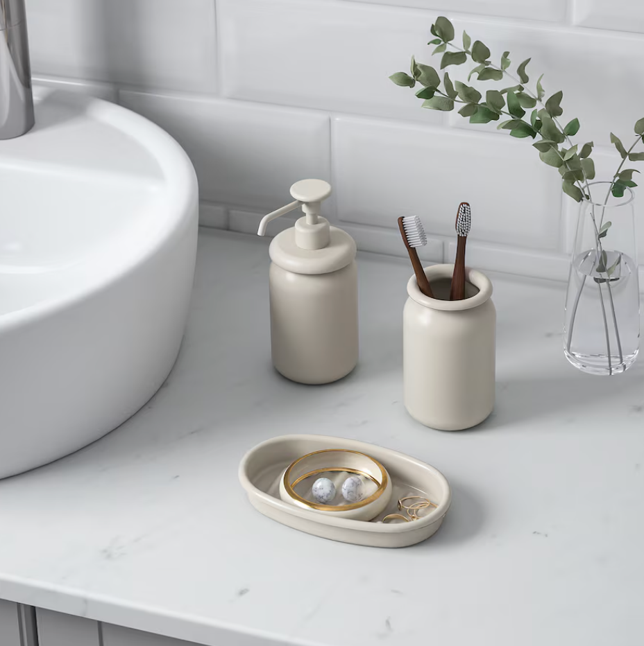 ÅLTJÄRN, 3-piece bathroom set